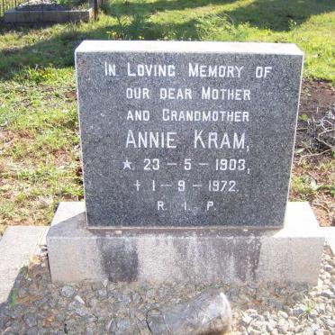KRAM Annie 1903-1972