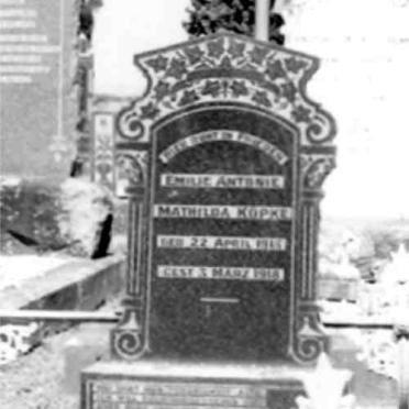 KOPKE Emilie Antonie Matilda 1915-1918