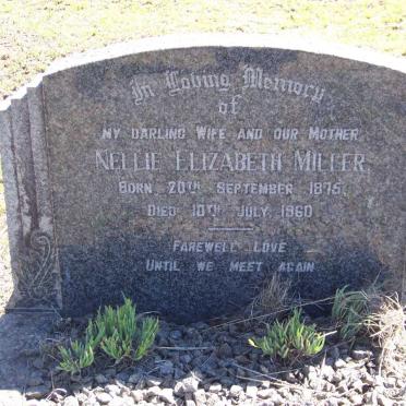 MILLER Frederick Henry 1876-1966 &amp; Nellie Elizabeth 1875-1960