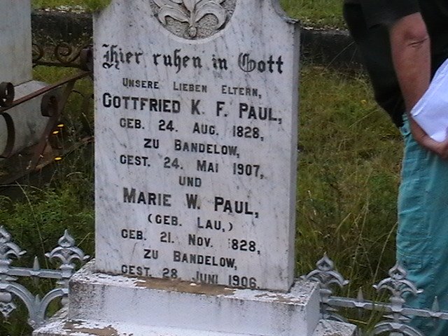 PAUL Gottfried K.F. 1828-1907 &amp; Marie W. LAU 1828-1906