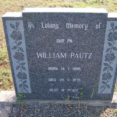 PAUTZ William 1888-1975