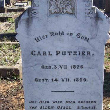 PUTZIER Carl 1875-1899