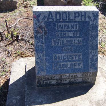 RADLOFF Adolph 1907-1907