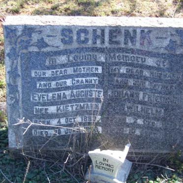 SCHENK Johann Friedrich Wilhelm -1956 &amp; Evelena Auguste KIETZMANN 1899-1978