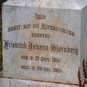 STERNBERG Friedrich Johann 1884-1915