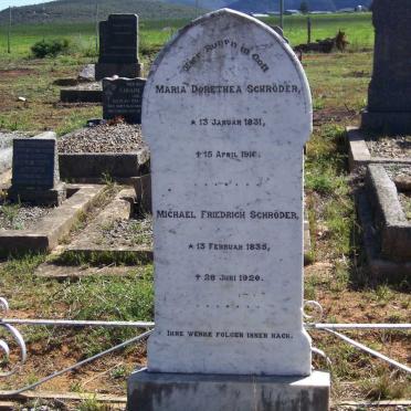 SCHRODER Michael Friedrich 1835-1920 &amp; Maria Dorethea 1831-191?