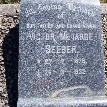 SEEBER Victor Metarde 187?-1932