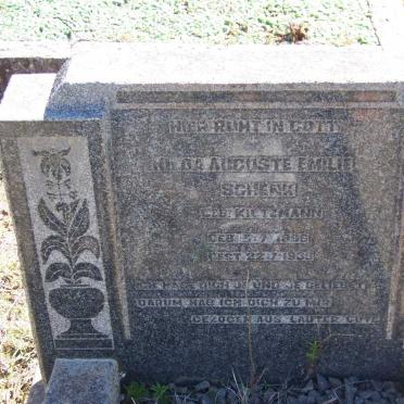 SCHENK Hilda Auguste Emilie nee KIETZMANN 1896-1933