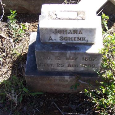 SCHENK Johana A. 1897-1898