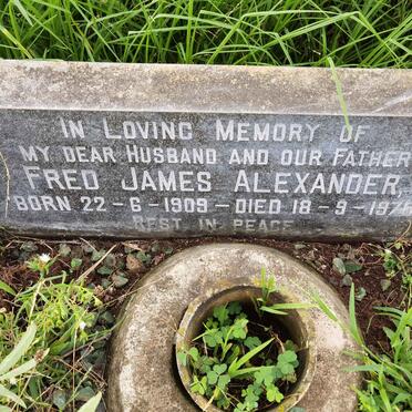 ALEXANDER Fred James 1909-1976