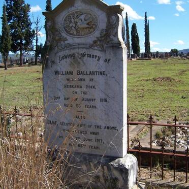 BALLANTINE William -1915 &amp; Jane -1917