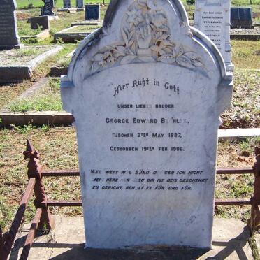 BUCHLER George Edward 1887-1906