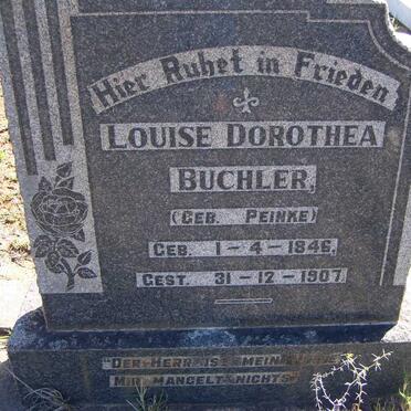 BUCHLER Louise Dorothea nee PEINKE 1846-1907