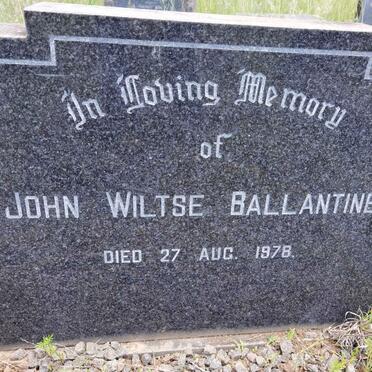 BALLANTINE John Wiltse -1978