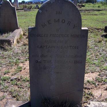 BARTON Charles Frederick Montagu -1862