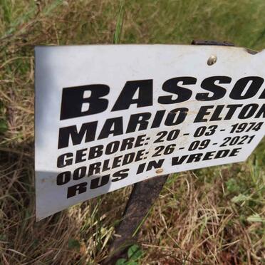BASSON Mario Elton 1974-2021
