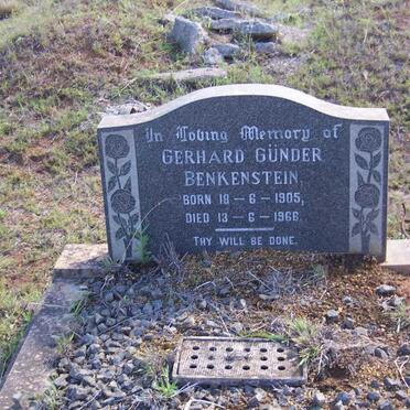 BENKENSTEIN Gerhard Gunder 1905-1966