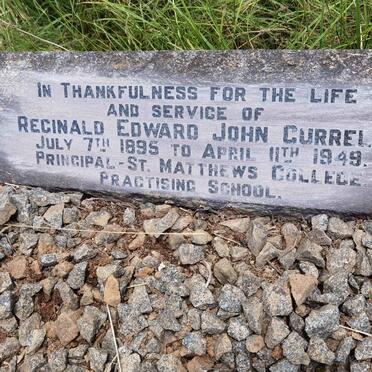 CURRELL Reginald Edward John 1895-1949