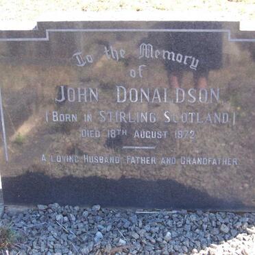 DONALDSON John -1972