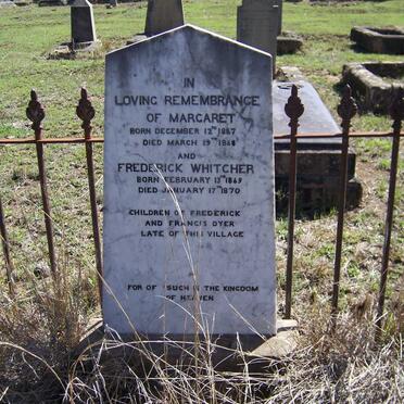 DYER Margaret 1867-1868 :: DYER Frederick Witcher 1869-1870