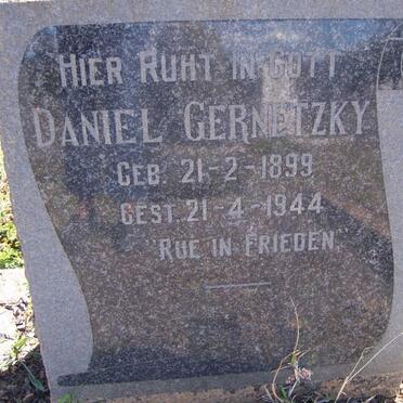 GERNETZKY Daniel 1899-1944