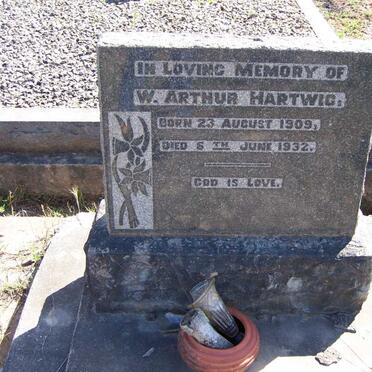 HARTWIG W. Arthur 1909-1932