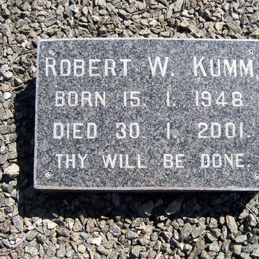 KUMM Robert W. 1948-2001