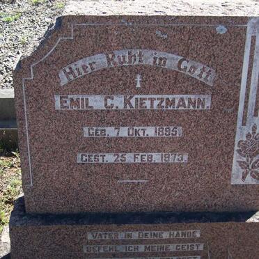 KIETZMANN Emil C. 1895-1973