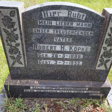 KOPKE Robert H. 1889-1952