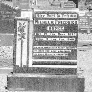 KOPKE Wilhelm Friedrich 1873-1940