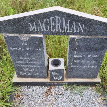 MAGERMAN Nellie Magdaleen 1944-1997