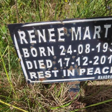 MARTIN Renee 1934-2013