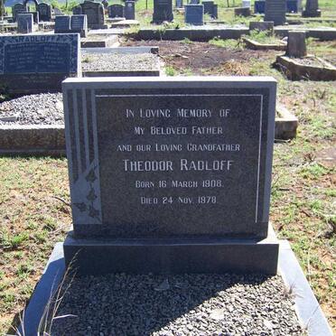 RADLOFF Theodor 1908-1978