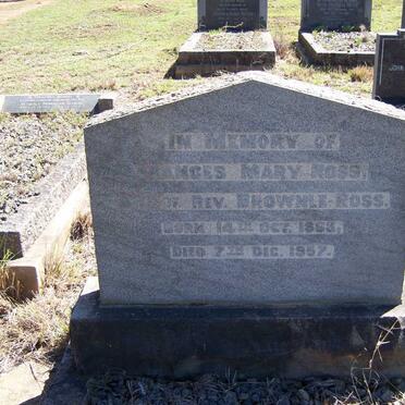 ROSS Frances Mary 1868-1957