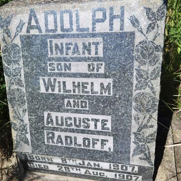 RADLOFF Adolph 1907-1907