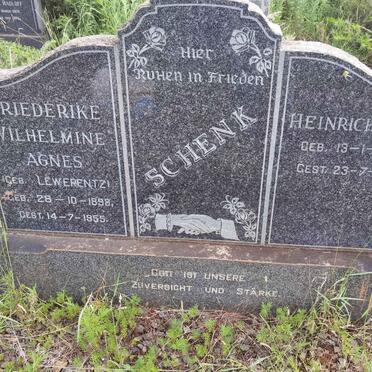 SCHENK Heinrich Otto 1894-1953 &amp; Friederike Wilhelmine Agnes LEWERENTZ 1898-1955