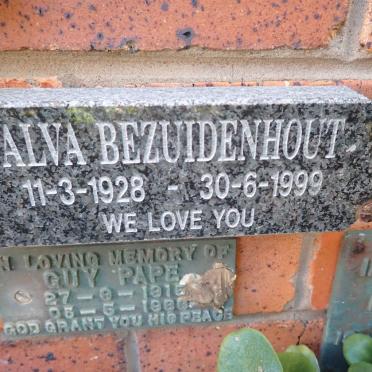 BEZUIDENHOUT Alva 1928-1999