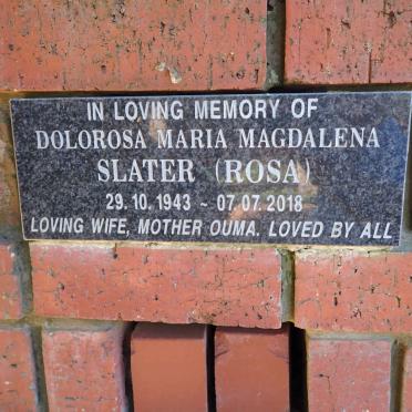 SLATER Dolorosa Maria Magdalena 1943-2018