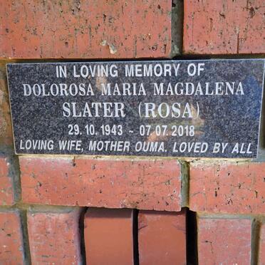 SLATER Dolorosa Maria Magdalena 1943-2018