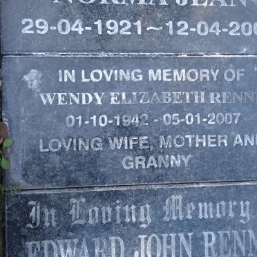 RENNIE Wendy Elizabeth 1942-2007