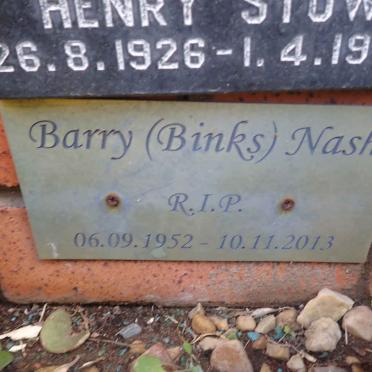 NASH Barry 1952-2013