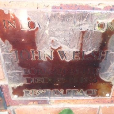WELSH John 1915-1996
