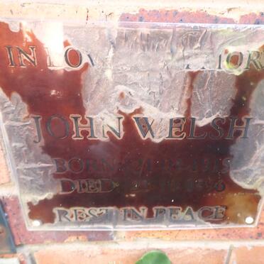 WELSH John 1915-1996