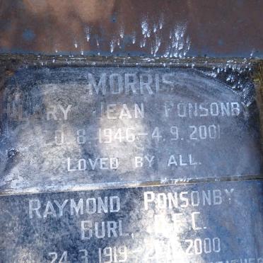 MORRIS Hilary Jean Ponsonby 1946-2001