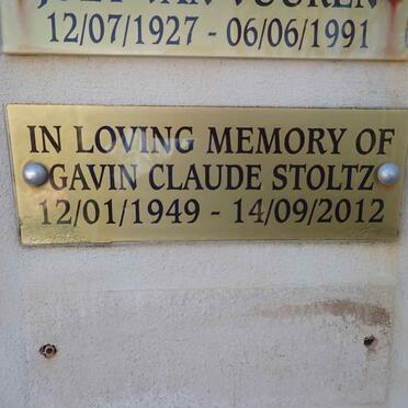 STOLTZ Gavin Claude 1949-2012