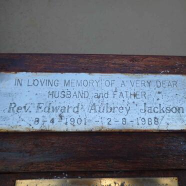 JACKSON Edward Aubrey 1901-1988