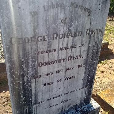 RYAN George Ronald -1937