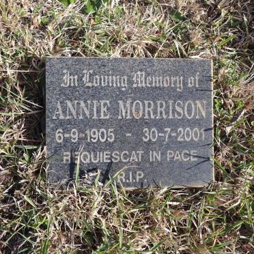 MORRISON Annie 1905-2001