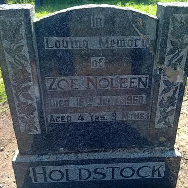 HOLDSTOCK Zoe Noleen -1960