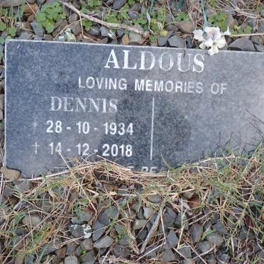 ALDOUS Dennis 1934-2018